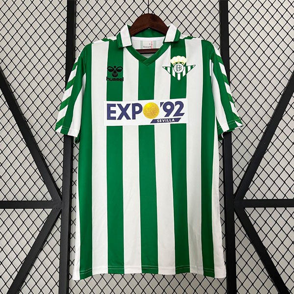 Tailandia Camiseta Real Betis 1st ML Retro 1988 1989
